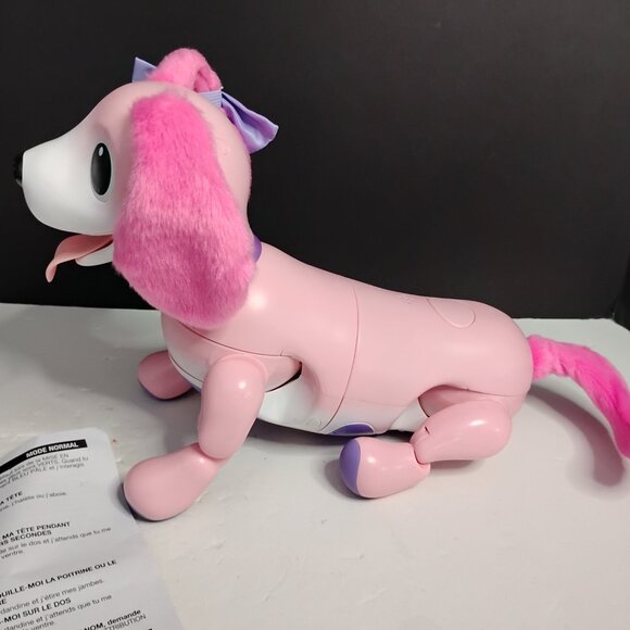 Zoomer Playful Pup Robotic Dog W/ Voice Recognition & Motion Pink - Picture 6 of 14